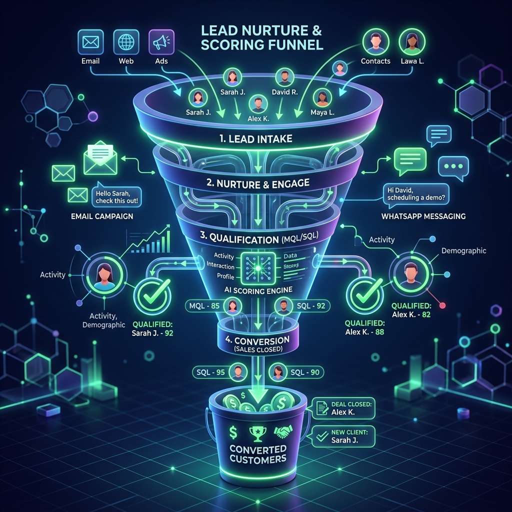 Lead Nurturing & Conversion