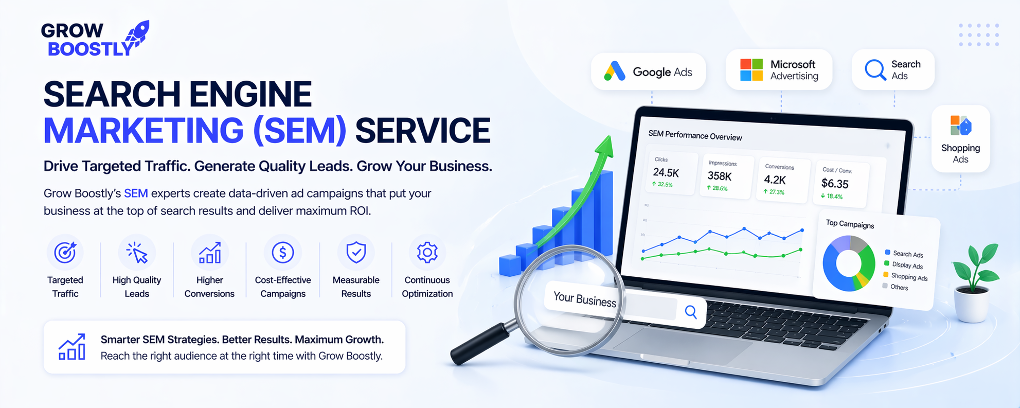 Search Engine Marketing SEM Service – Grow Boostly