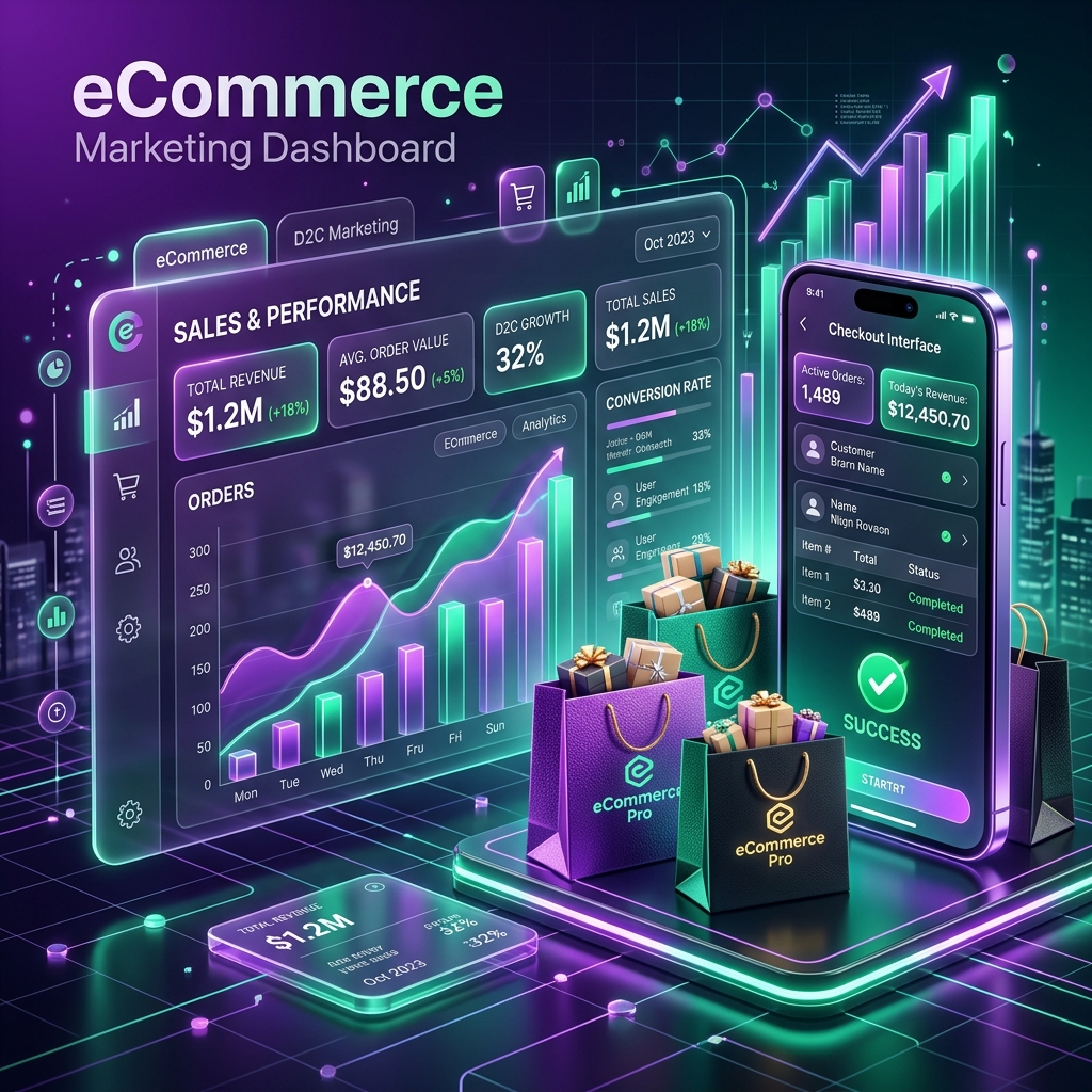 Ecommerce Development Services and D2C Ecommerce Solutions for online stores by growboostly