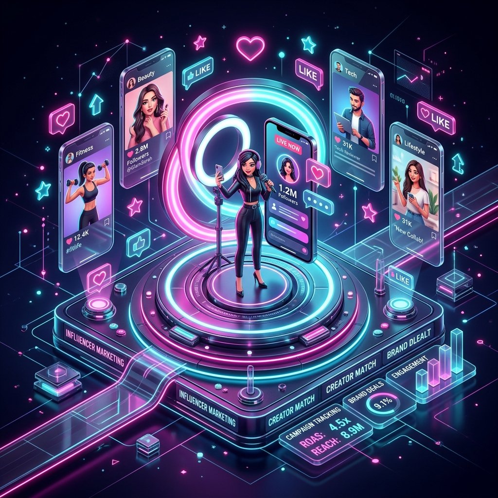 Influencer Marketing Services in Lucknow by GrowBoostly for Instagram, YouTube and creator campaigns.