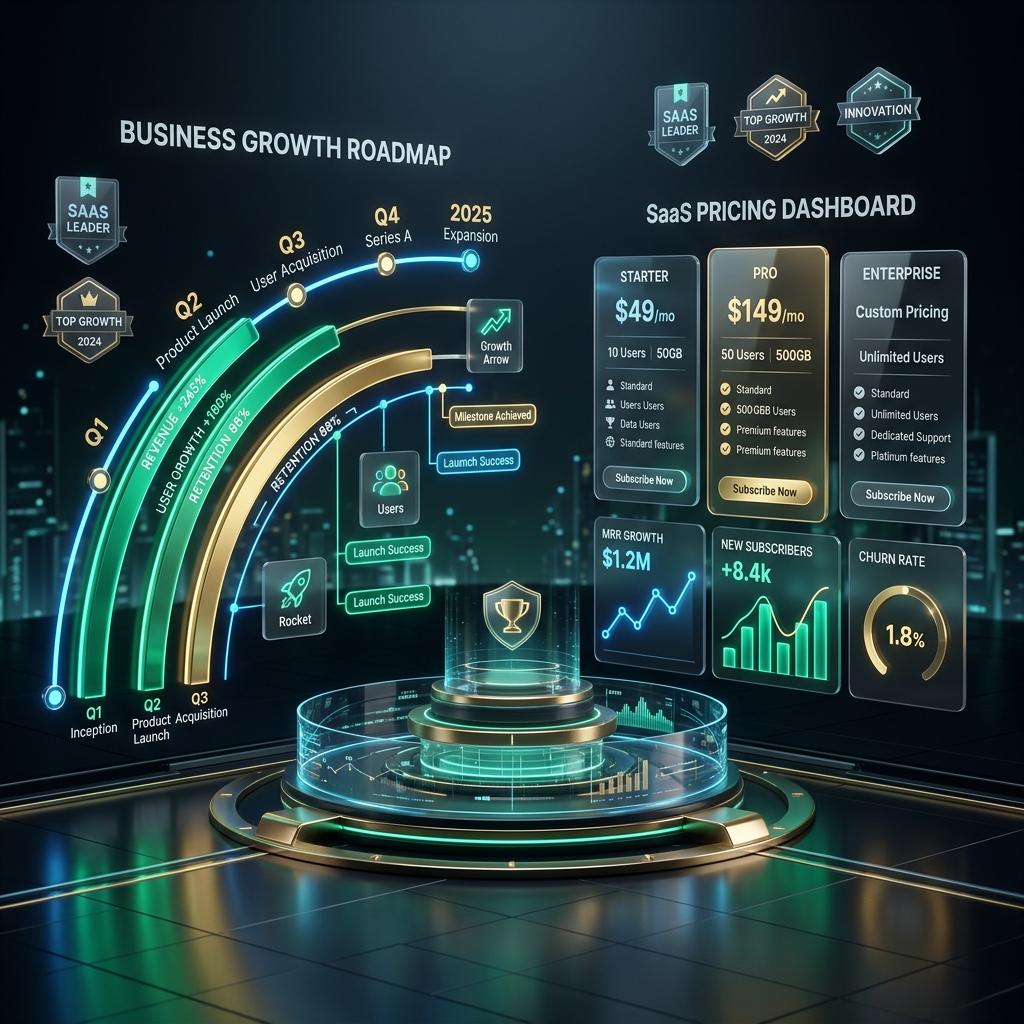 SaaS Digital Growth Roadmap & Pricing