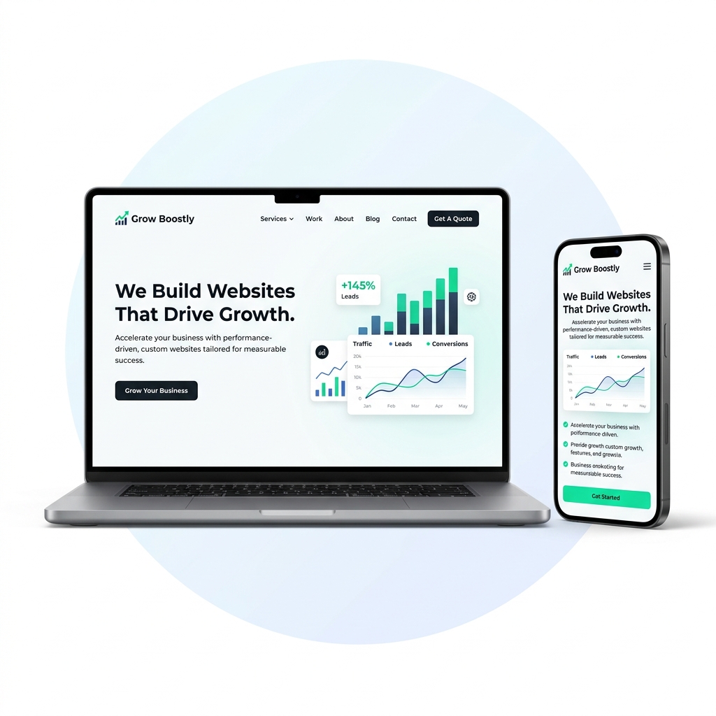 Website Maintenance & Support Dashboard Mockup